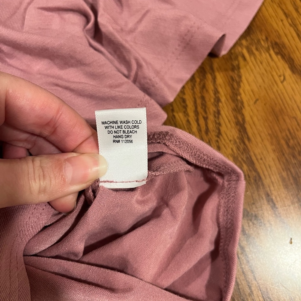 NWT Zenana Dusty Rose Bodysuit - Small - Picture 9 of 10